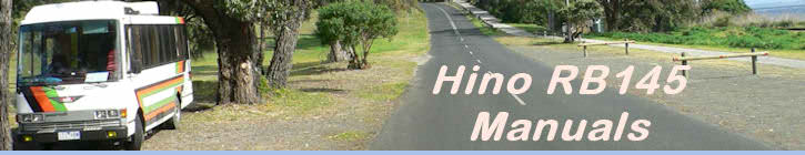 Hino RB145 Manuals header image